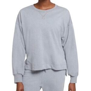 Nike Women’s Active Yoga French Terry Sweatshirt Gray Size M